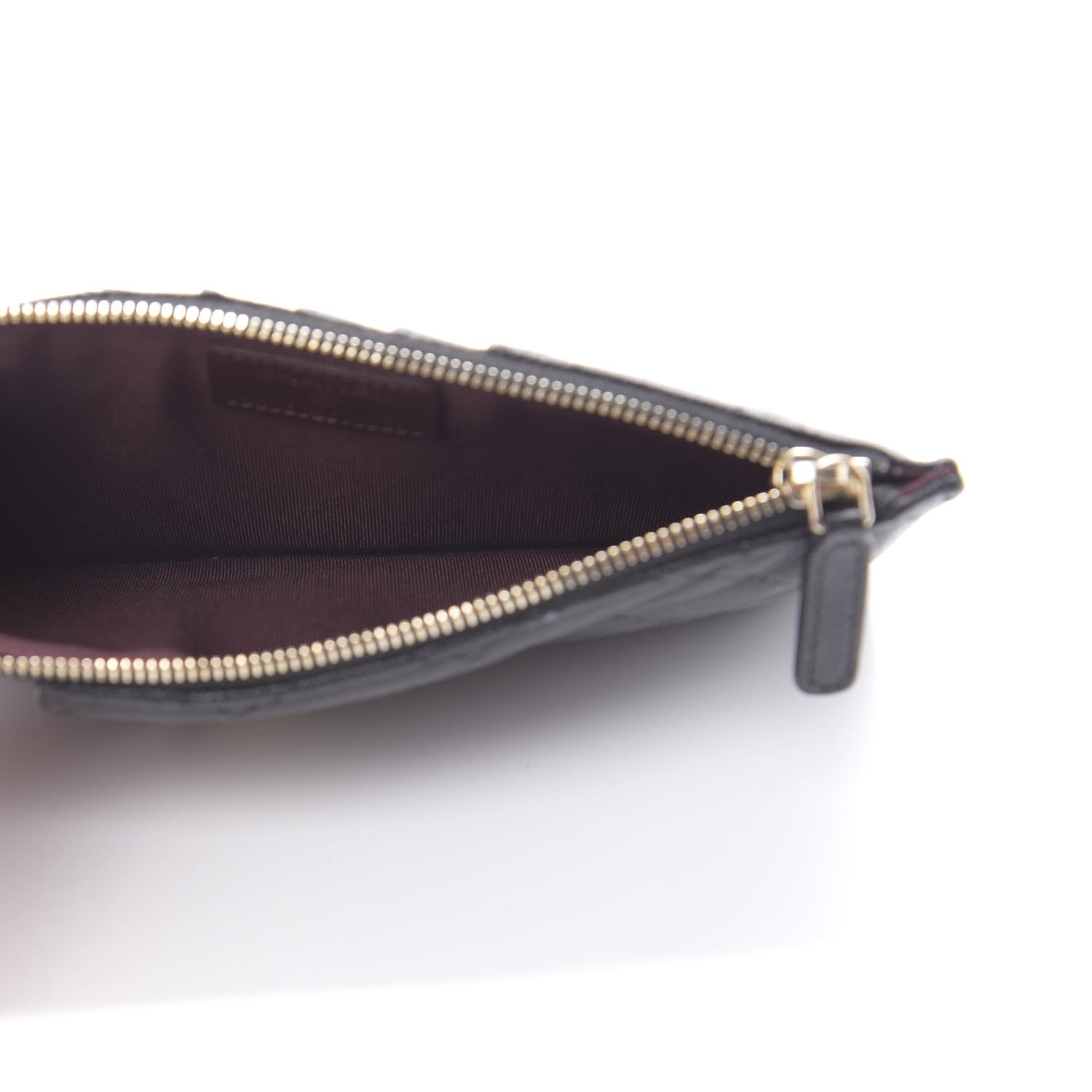 Chanel Caviar Quilted Classic Flat Wallet Pouch Black 5 of 9