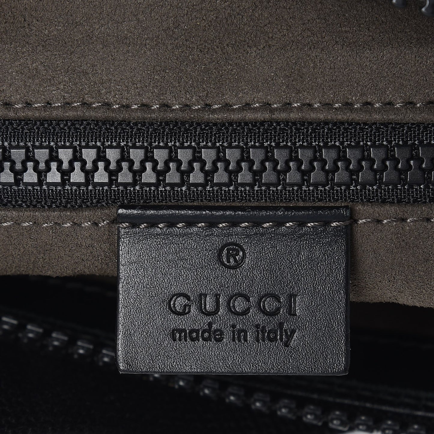 GG Supreme Monogram Flat Messenger Bag Black