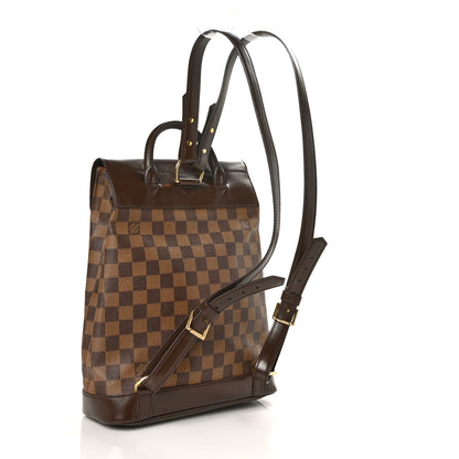 Louis Vuitton Damier Ebene Soho Backpack 3 of 8