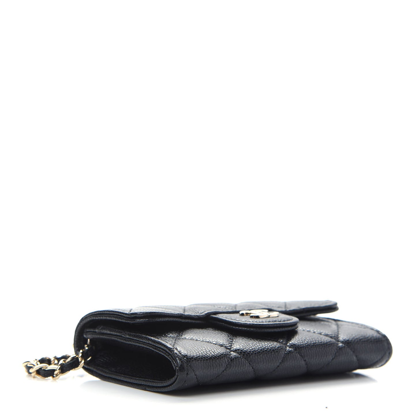 Caviar Quilted Belt Bag Black