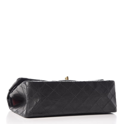 Chanel Aged Calfskin Quilted 2.55 Reissue 225 Flap Black 4 of 7