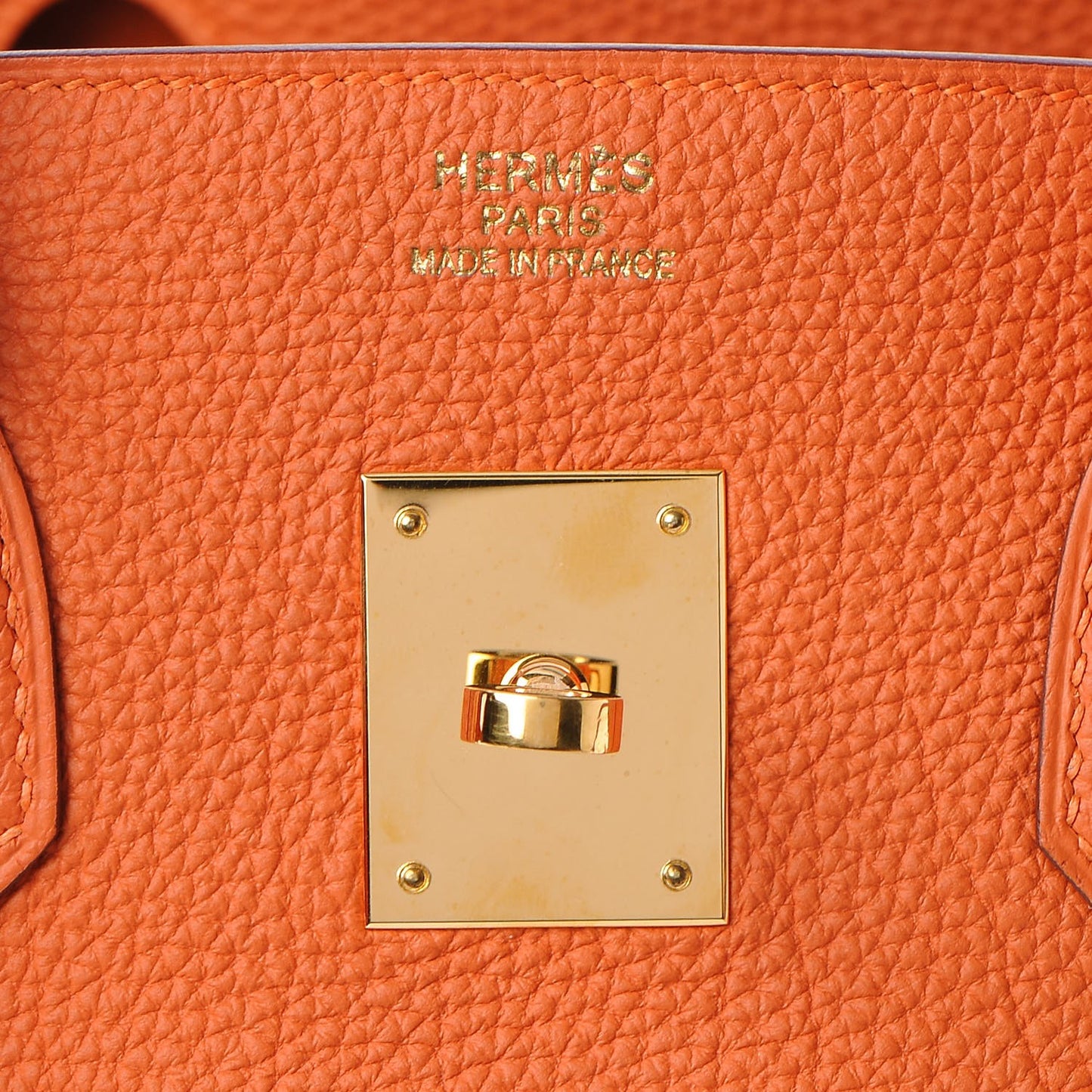Togo Birkin 35 Orange
