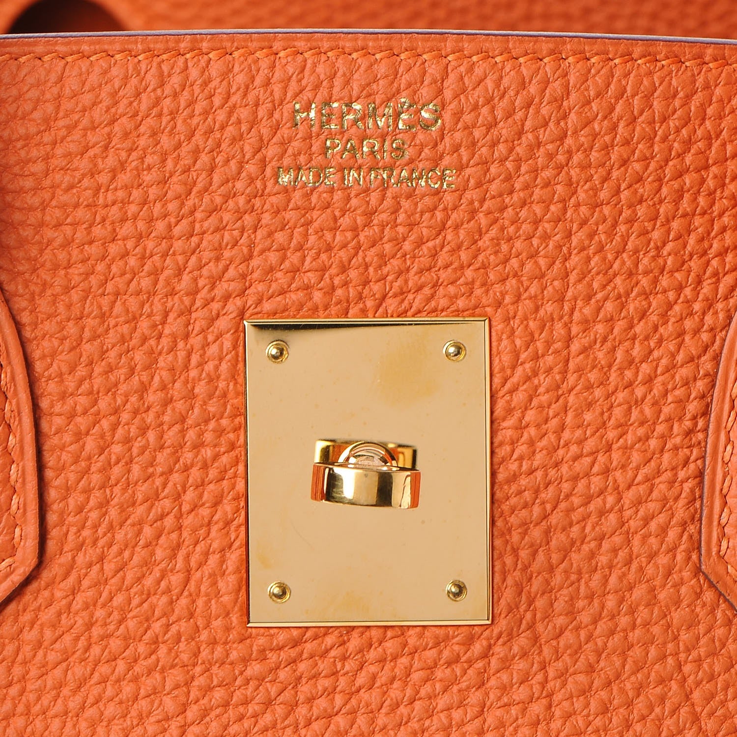 Hermes Togo Birkin 35 Orange 31 of 53