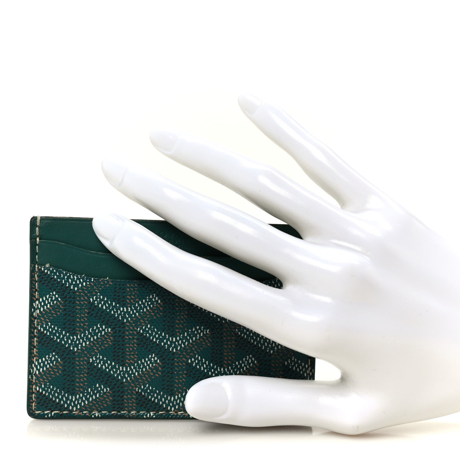 Goyard Goyardine Saint Sulpice Card Holder Green 2 of 11