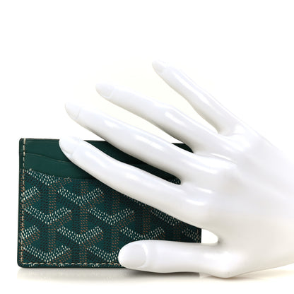 Goyard Goyardine Saint Sulpice Card Holder Green 2 of 11