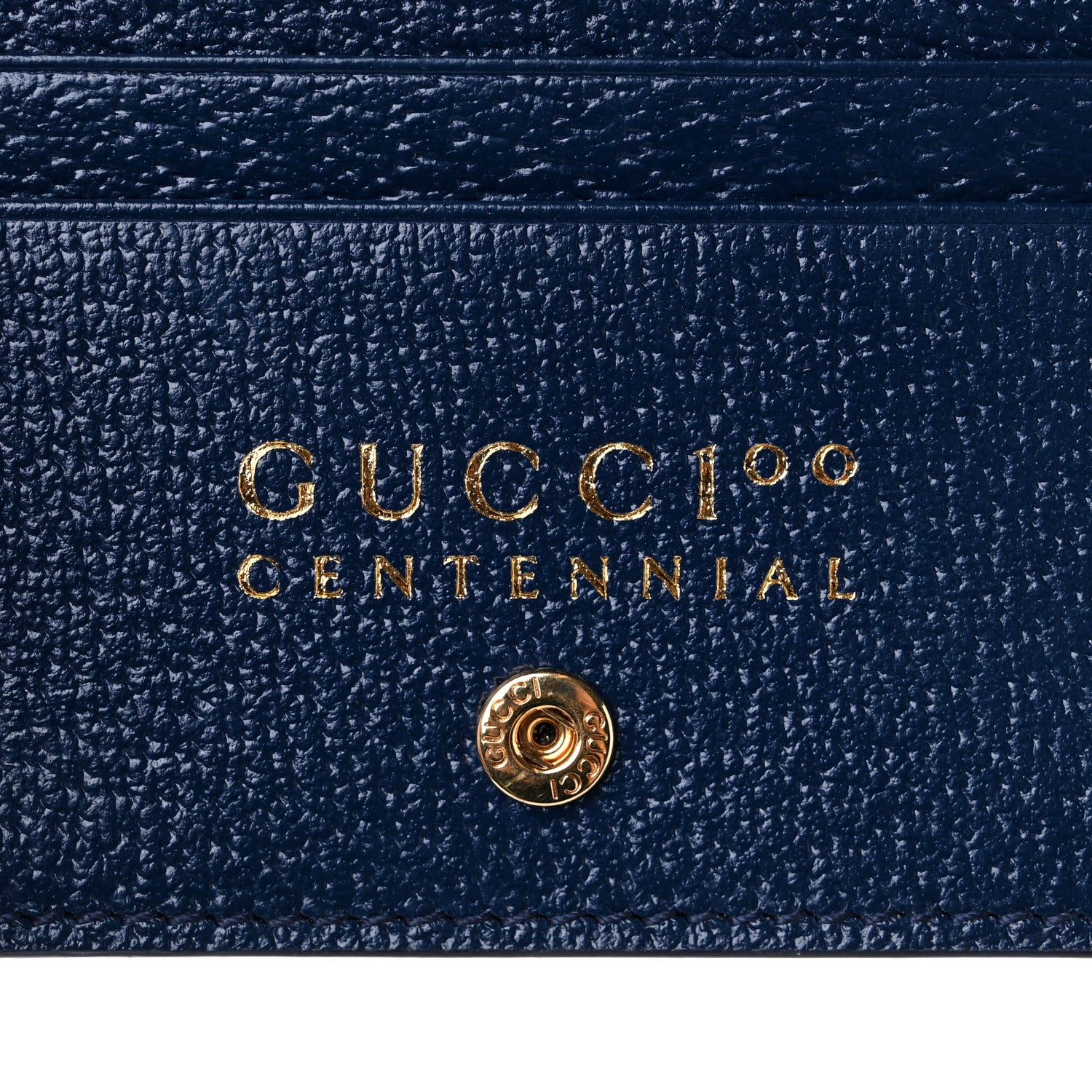 Gucci GG Supreme Kaleidoscope Calfskin Script Logo Gucci 100 Card Case Wallet Blue Orange Multicolor Blue Agata 6 of 9