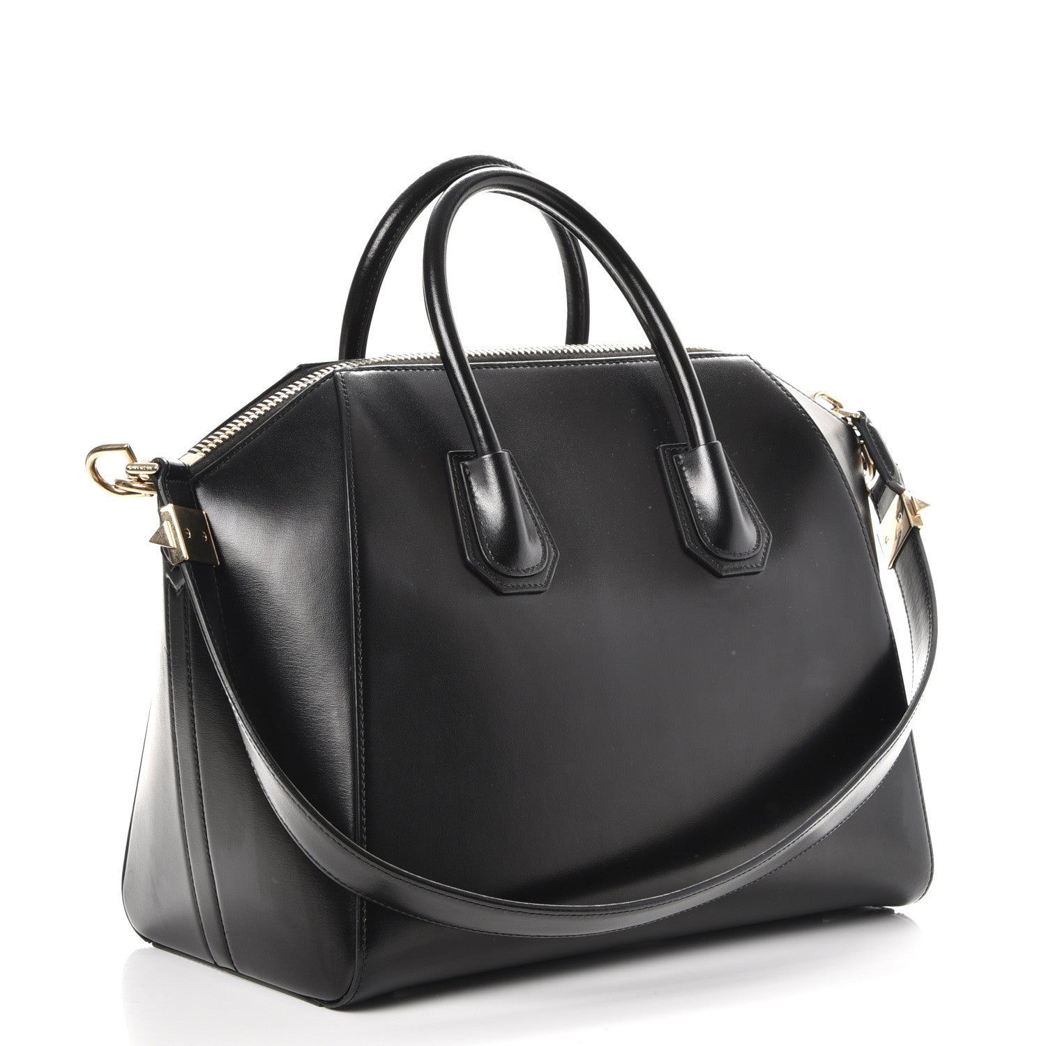 Givenchy Shiny Lord Calfskin Medium Antigona Black 3 of 9