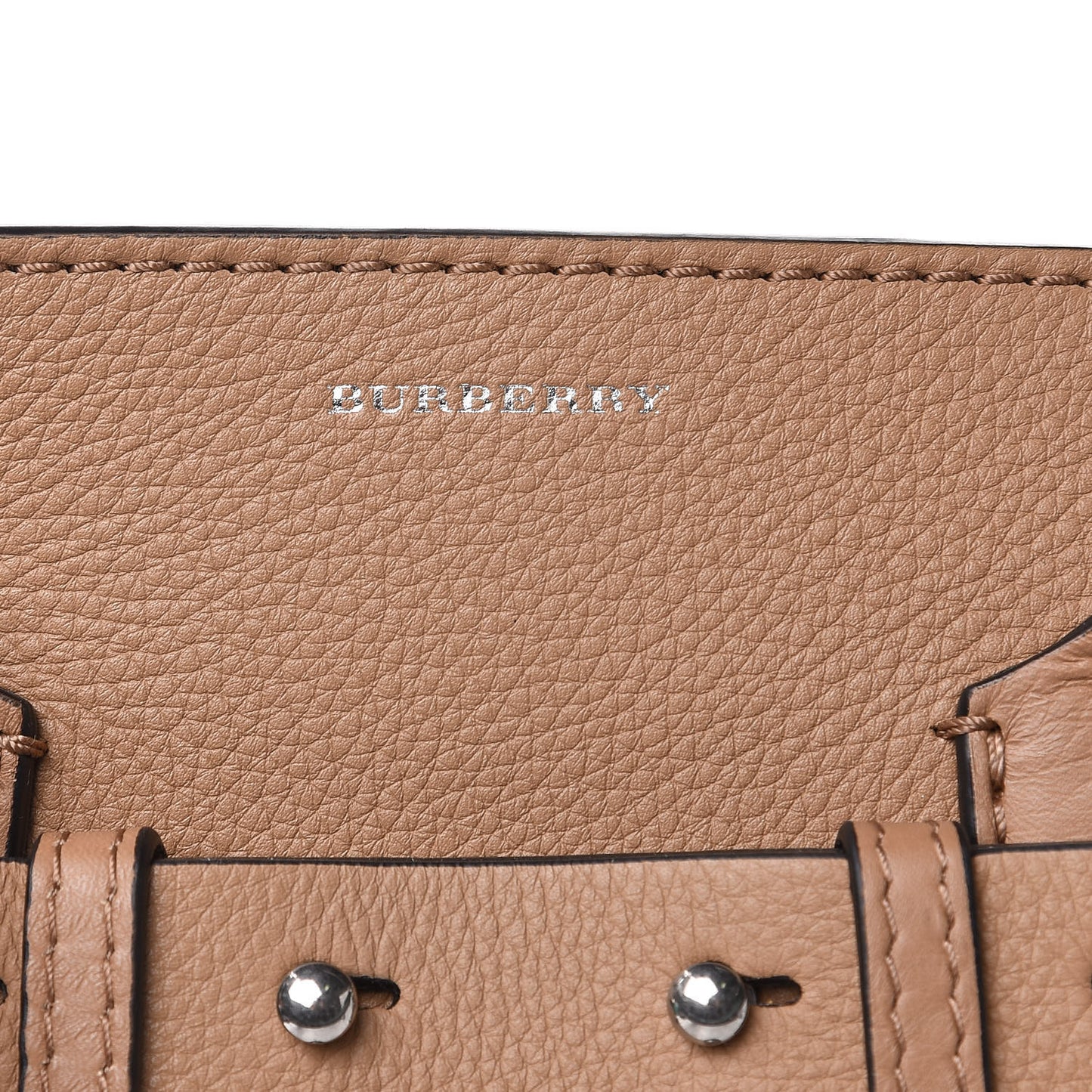 Soft Grain Calfskin Medium Belt Bag Light Camel Chalk White