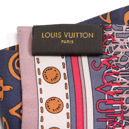 Louis Vuitton Silk Monogram Map Bandeau Quetsche 4 of 4