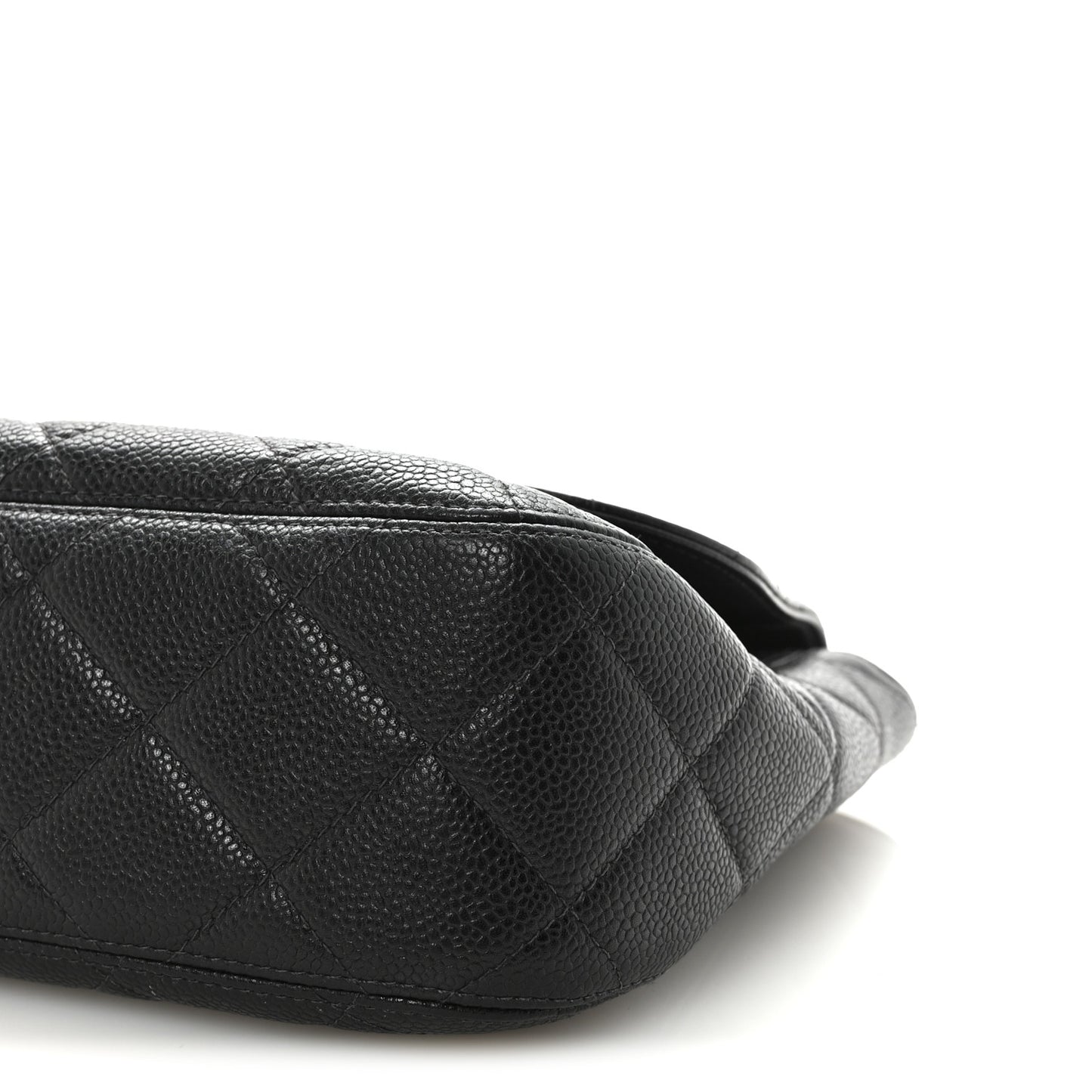 Caviar Quilted Jumbo Single Flap Black