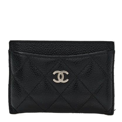 Chanel Caviar Quilted Card Holder Black 1 of 8