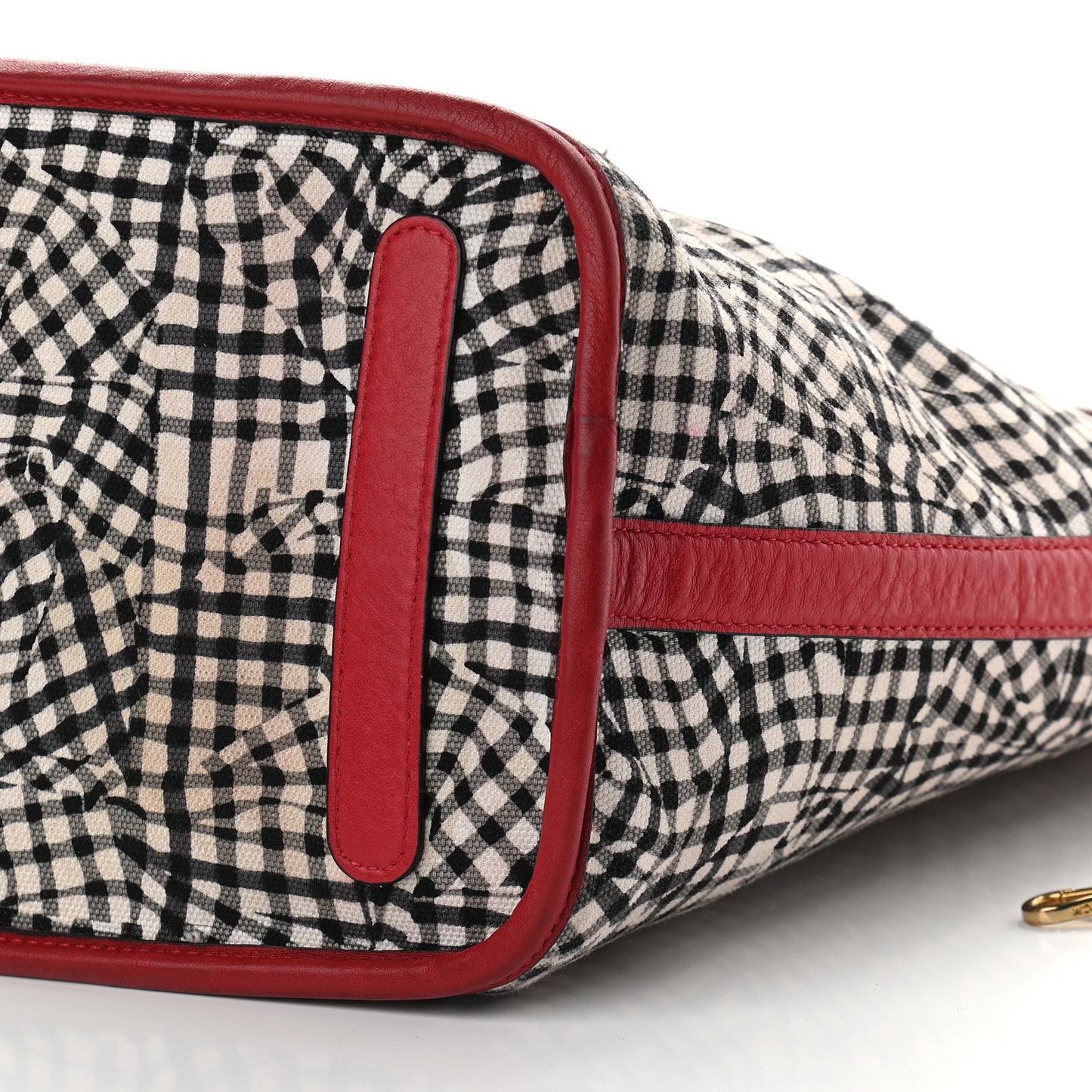 Visetos Medium Liz Reversible Shopper Tote Ruby Red