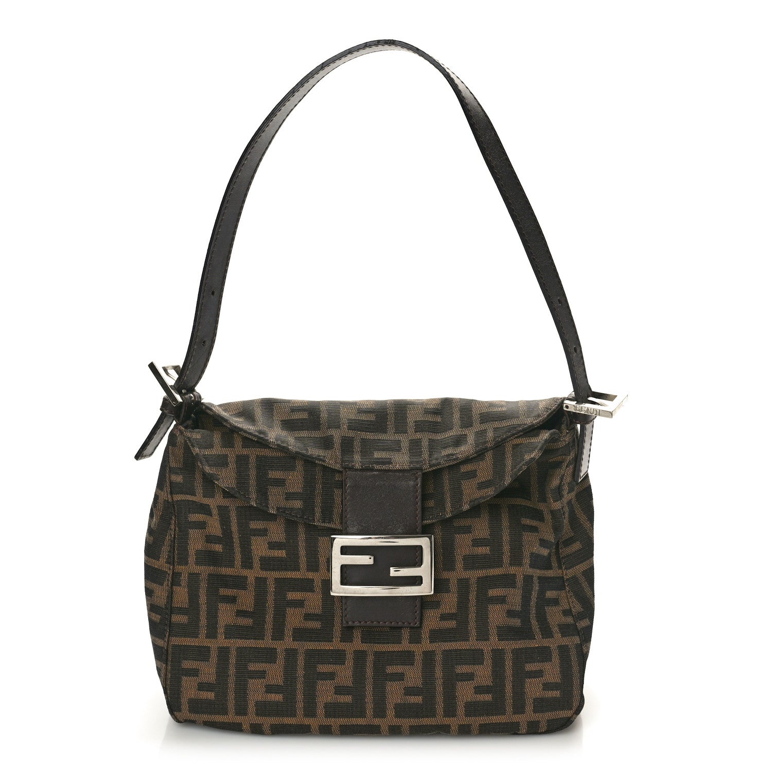 Fendi Zucca Shoulder Bag Tobacco 1 of 10