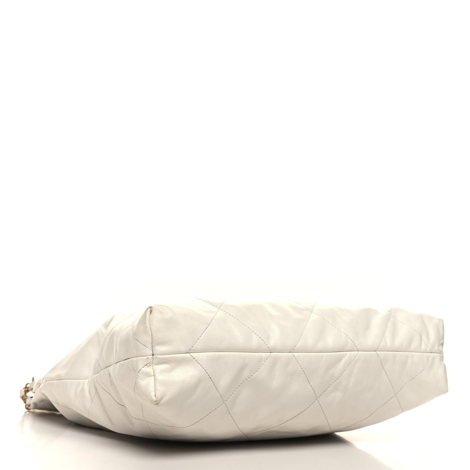 Chanel Shiny Calfskin Quilted Chanel 22 White 4 of 13