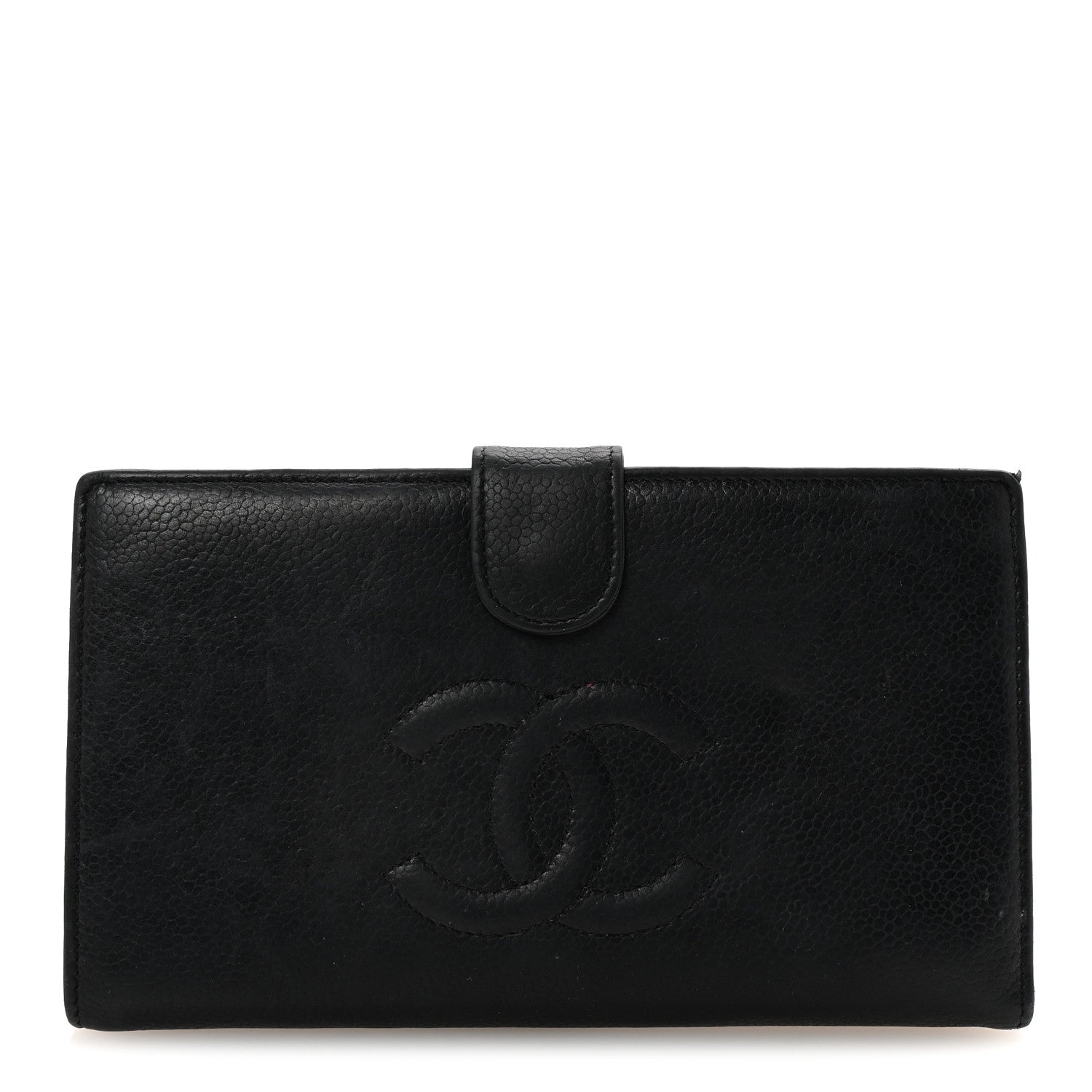 Chanel Caviar Timeless CC French Wallet Black 1 of 7