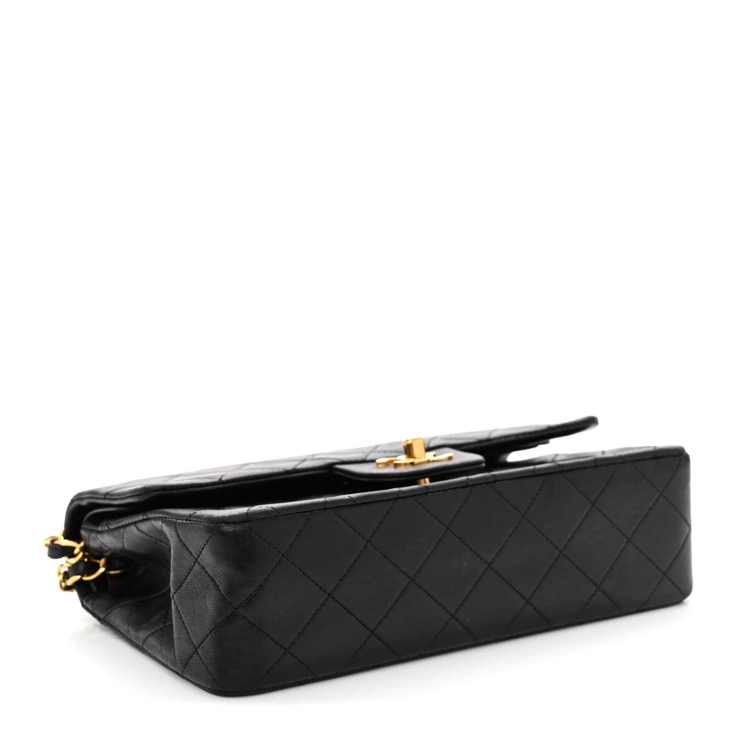 Chanel Lambskin Quilted Small Double Flap Black 4 of 18