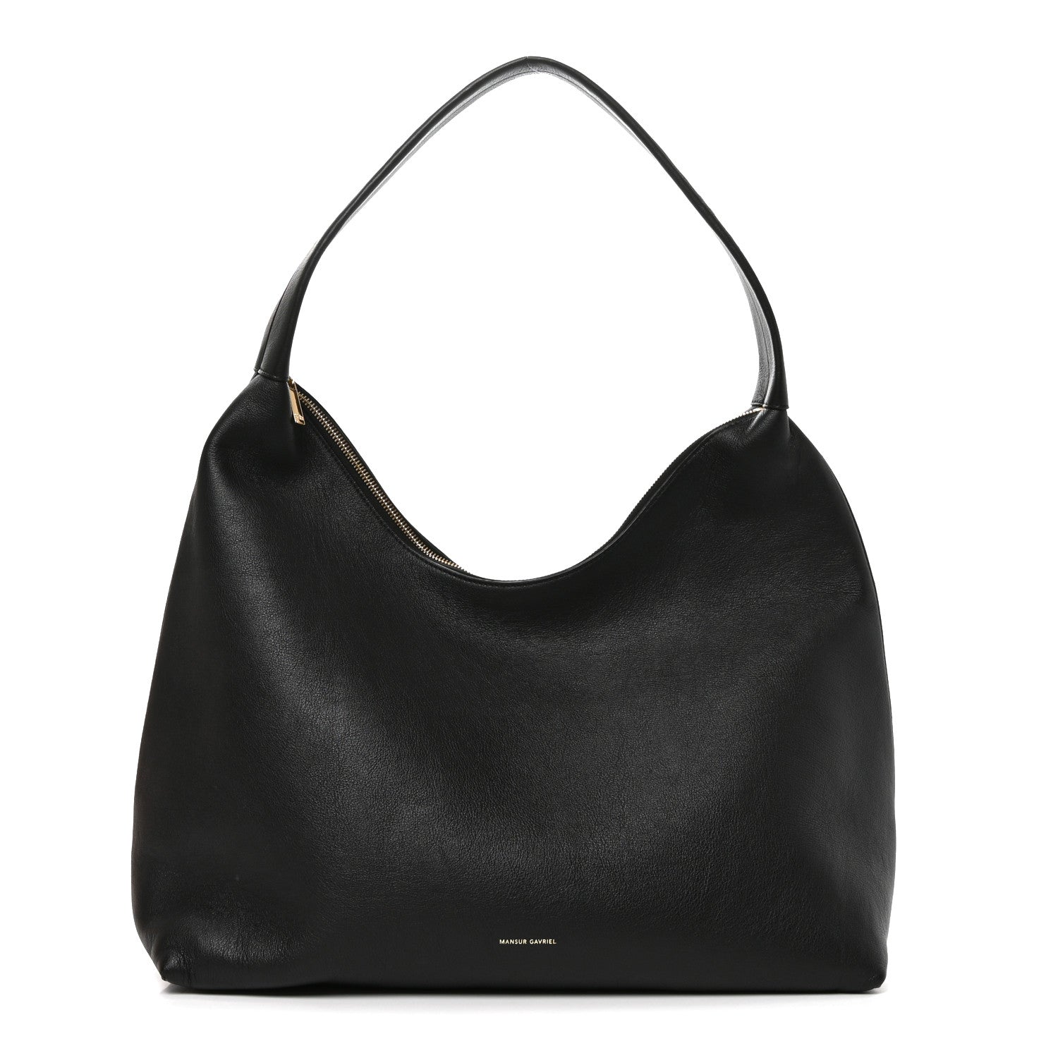 Mansur Gavriel Calfskin Maxi Candy Hobo Black 1 of 9