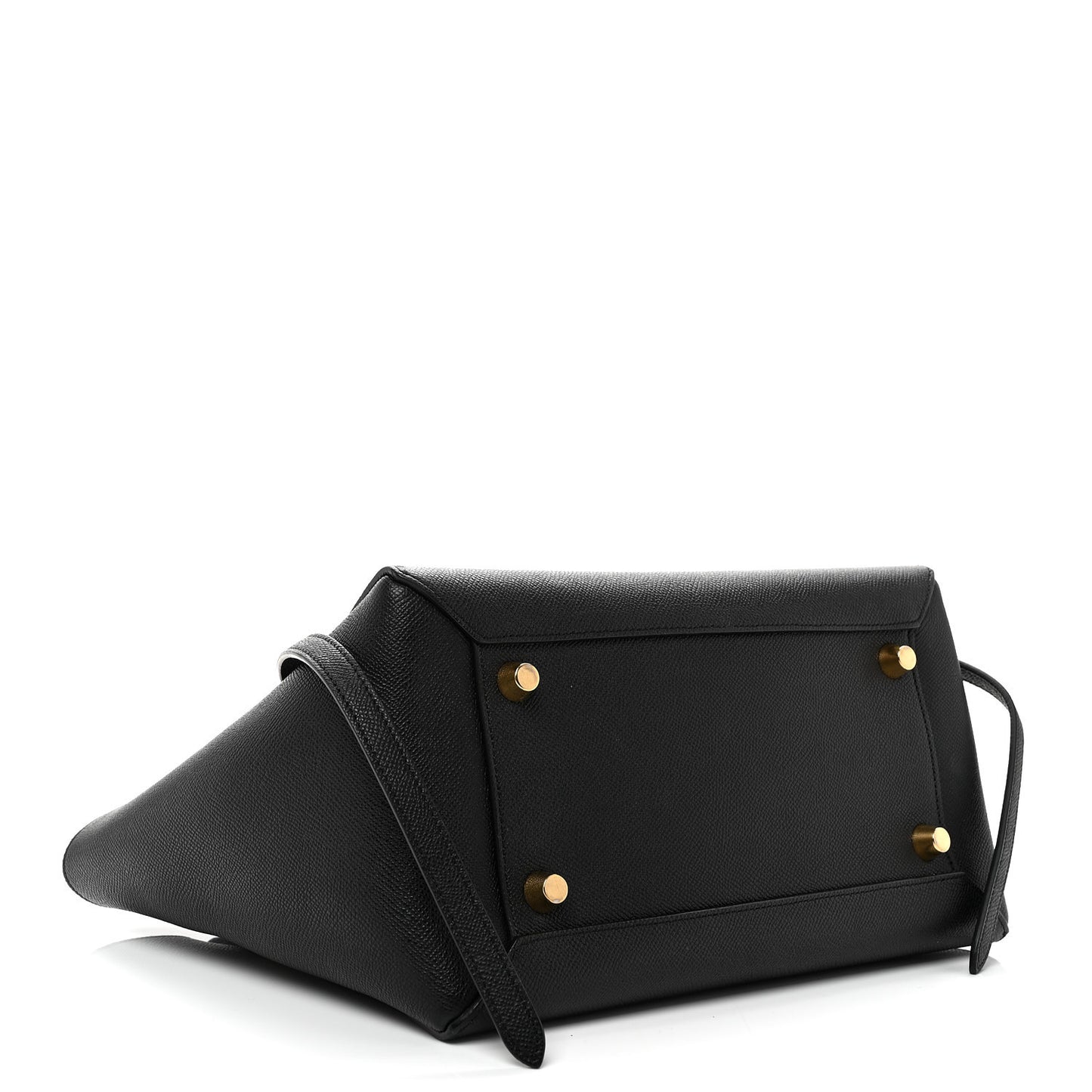 Grained Calfskin Mini Belt Bag Black