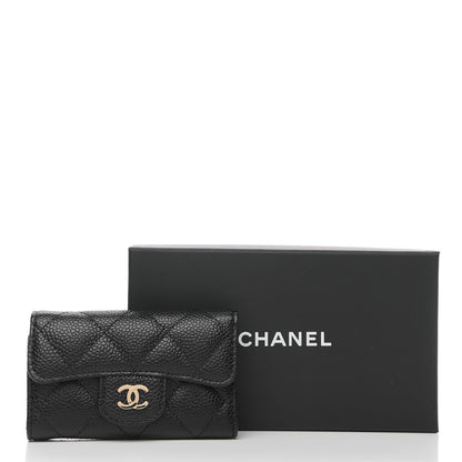Chanel Caviar Quilted 6 Key Holder Black 7 of 7