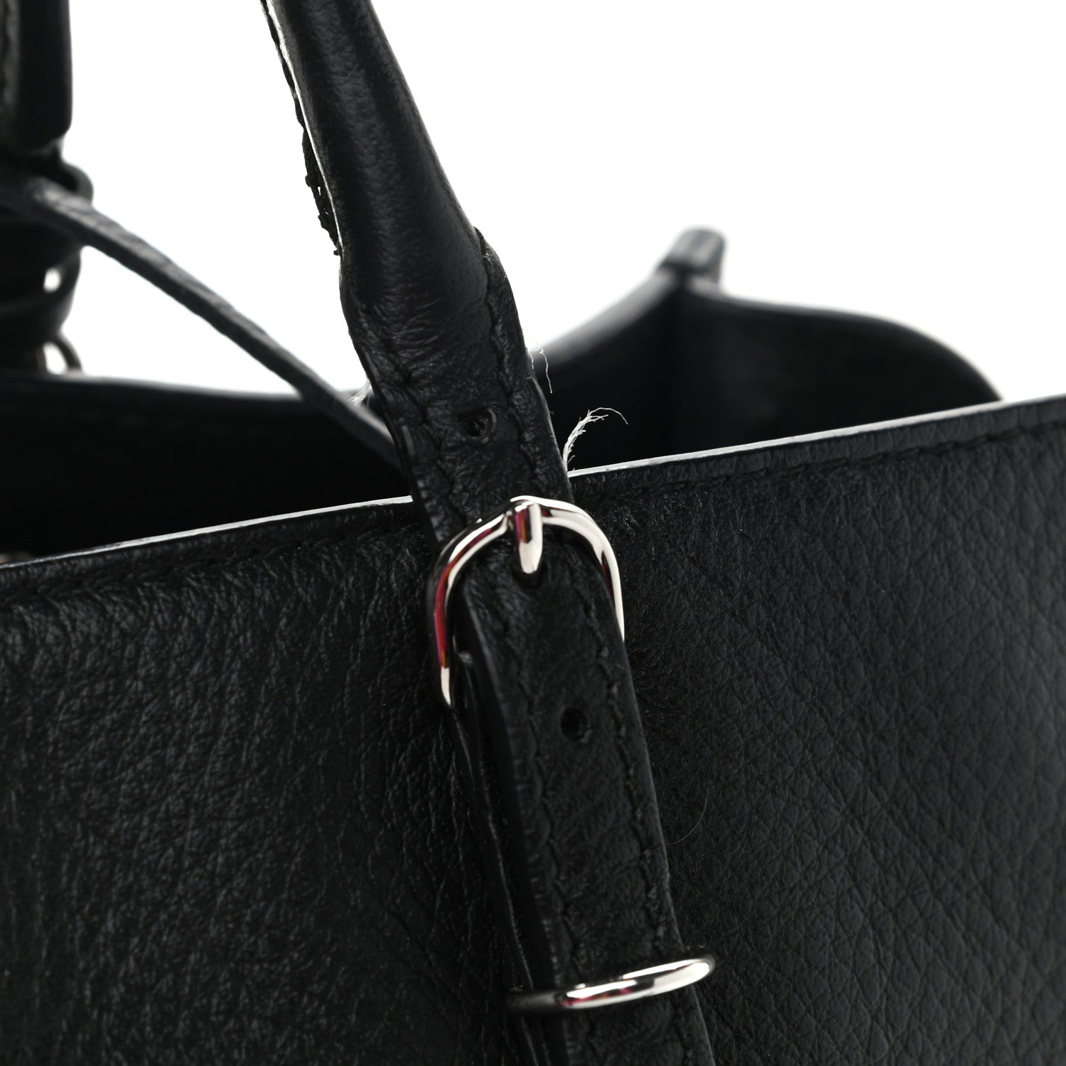 Balenciaga Veau Papier A6 Zip Around Tote Black 11 of 12