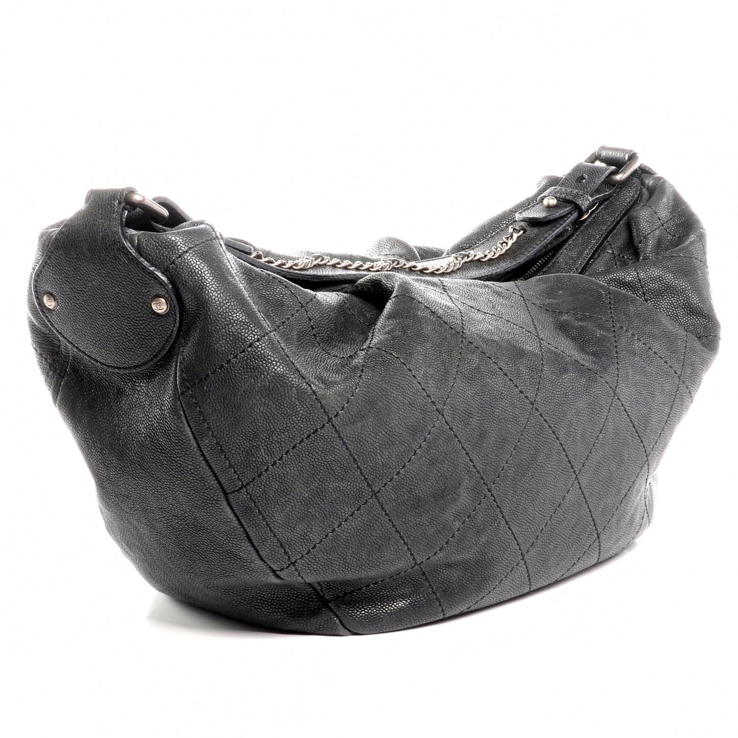 Caviar Large Outdoor Hobo Black