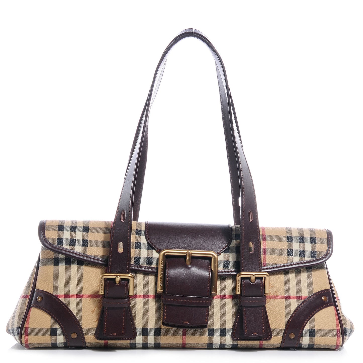 Haymarket Check Buckle Satchel