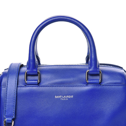 Saint Laurent Calfskin Toy Classic Duffle Blue 8 of 18