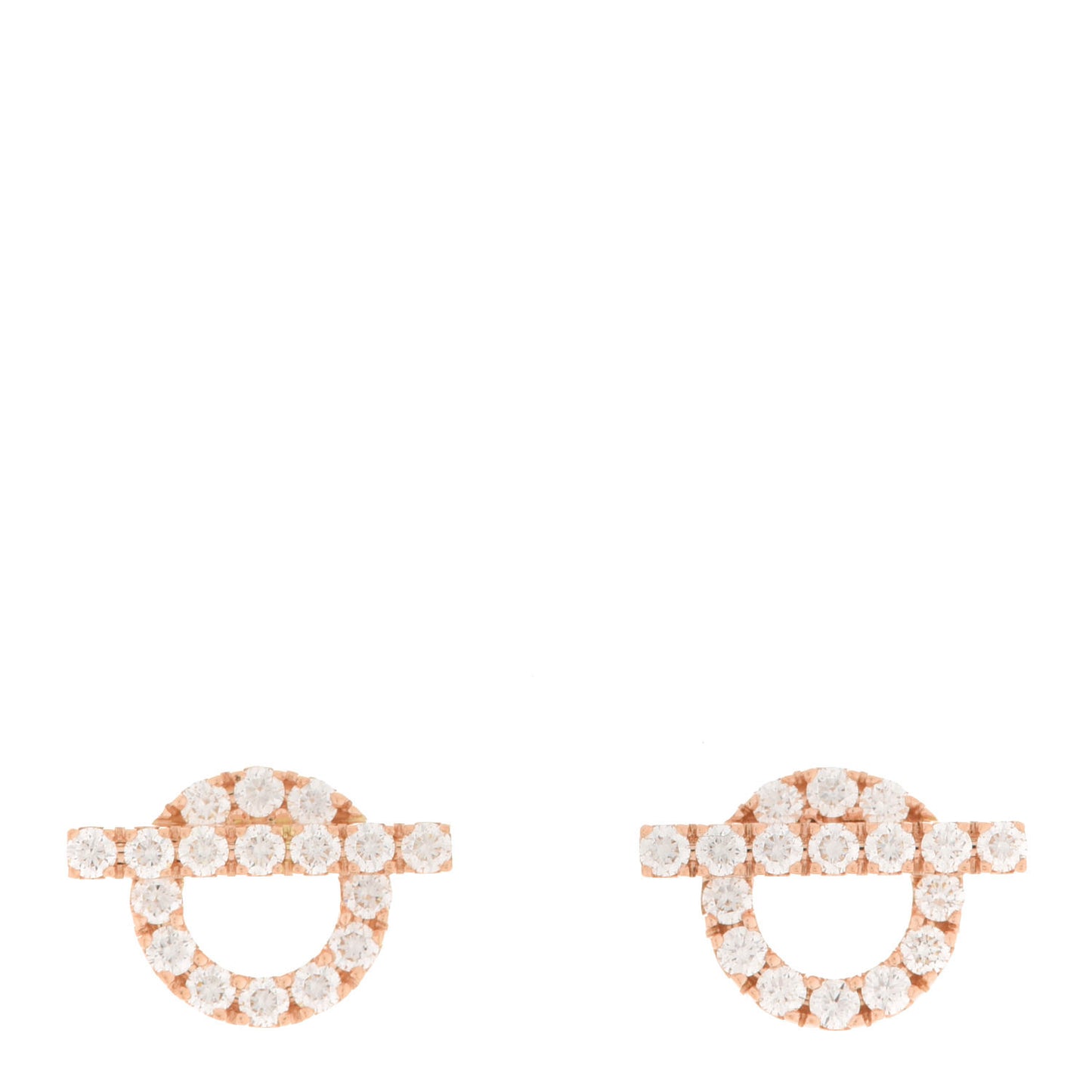 18K Rose Gold Diamond Finesse Earrings