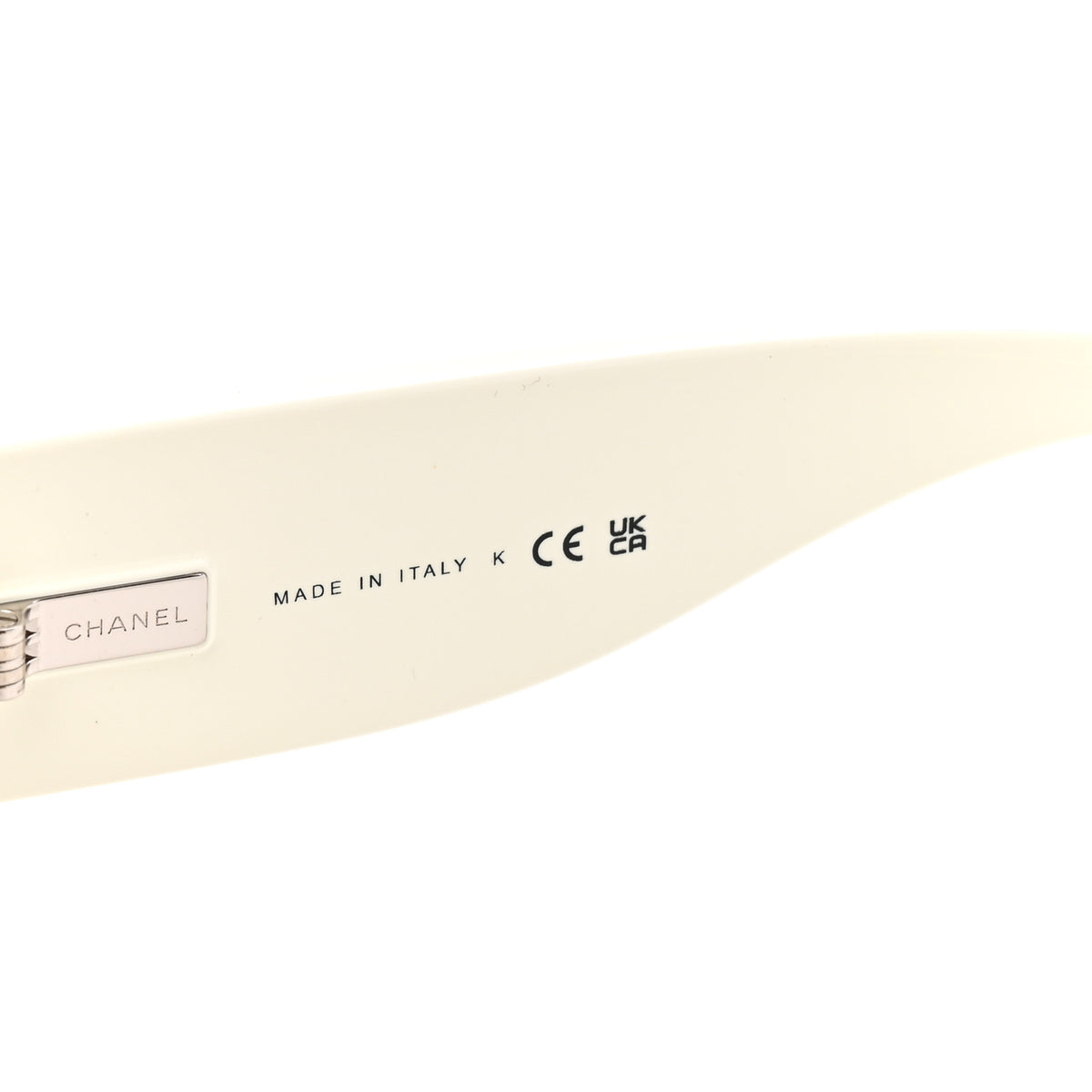 Chanel Acetate Cat Eye Sunglasses 6057 Black White 6 of 8