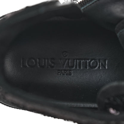 Louis Vuitton Suede Sequin High Top Sneakers 37.5 Black 7 of 8