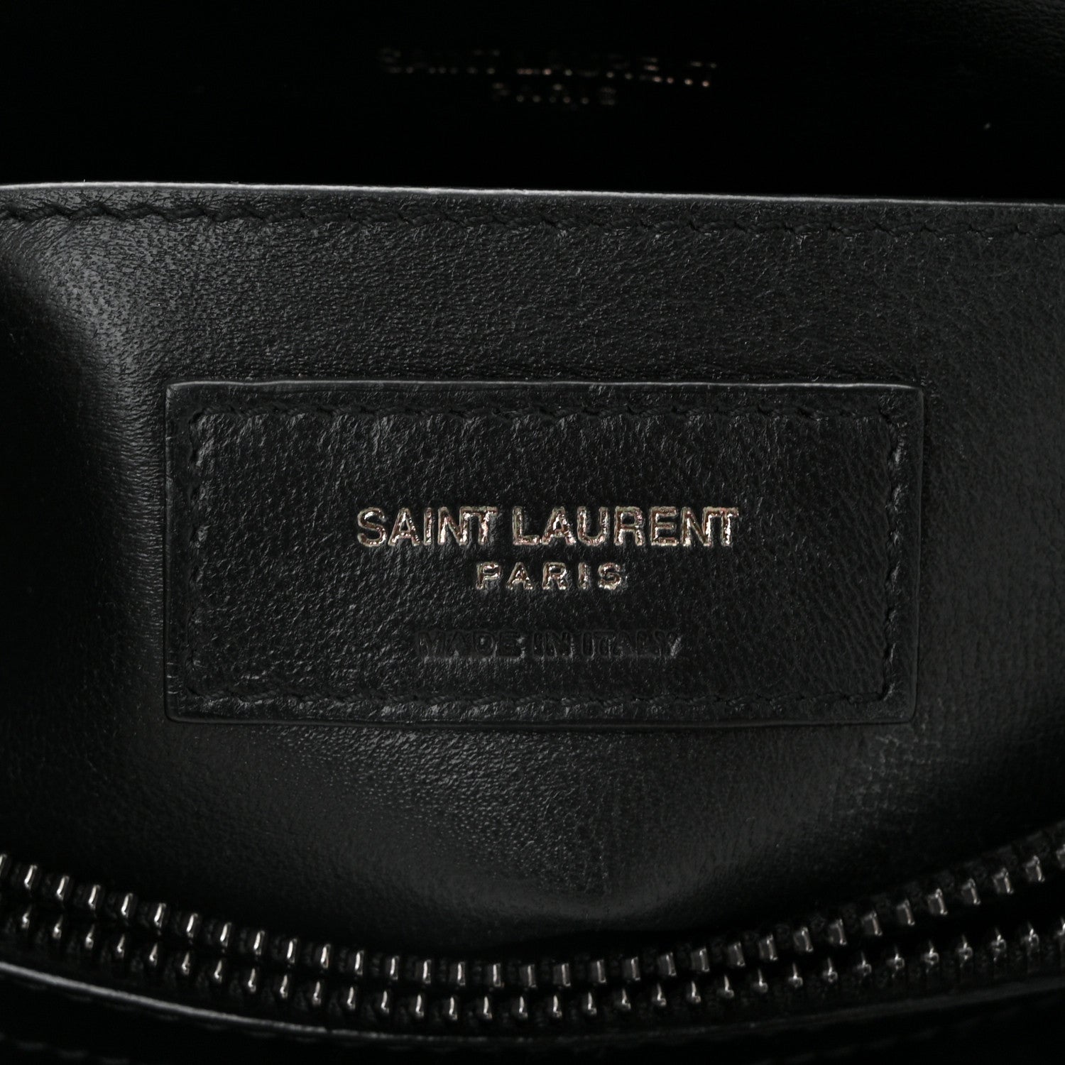 Saint Laurent Calfskin Y Quilted Monogram Monochrome Small Loulou Chain Satchel Black 6 of 10