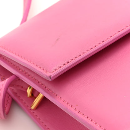 Jacquemus Smooth Calfskin Le Bambino Long Flap Pink 10 of 16