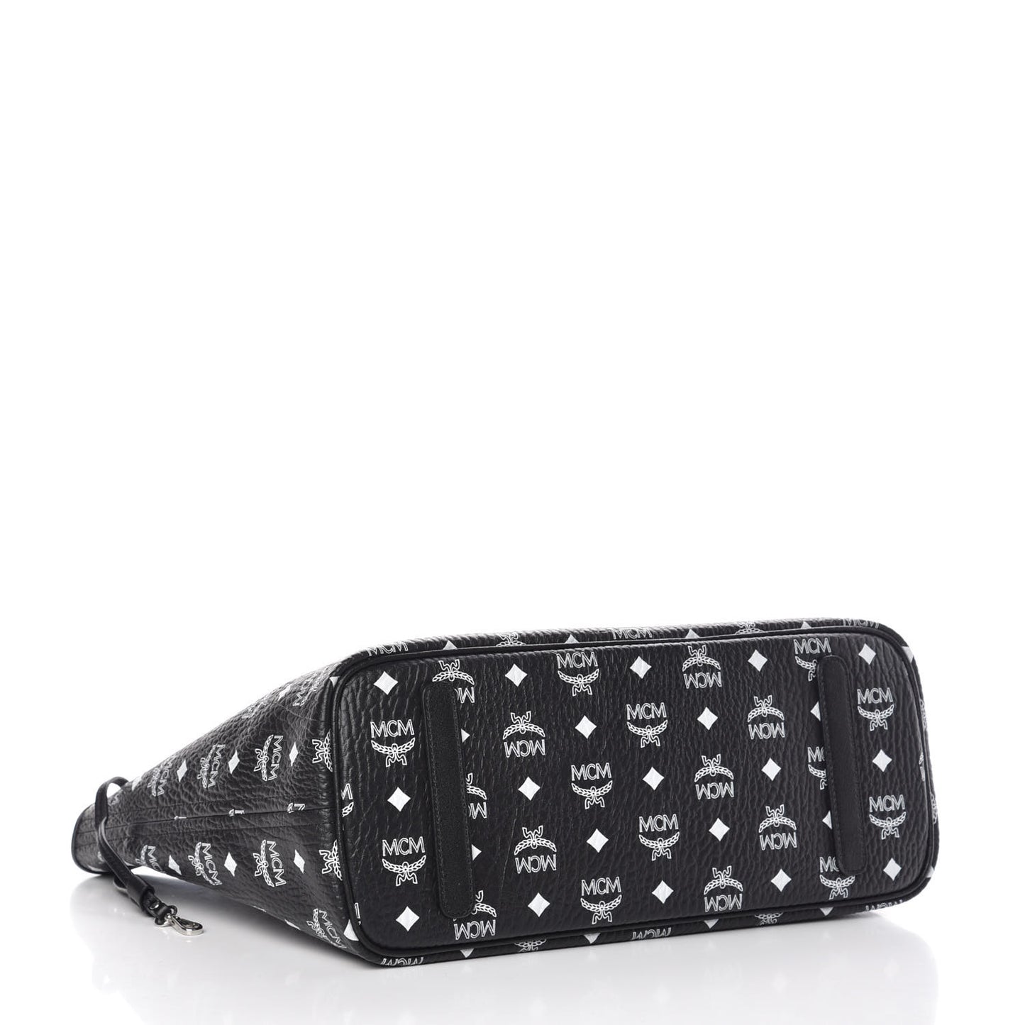 Visetos Medium Reversible Shopper Tote Black