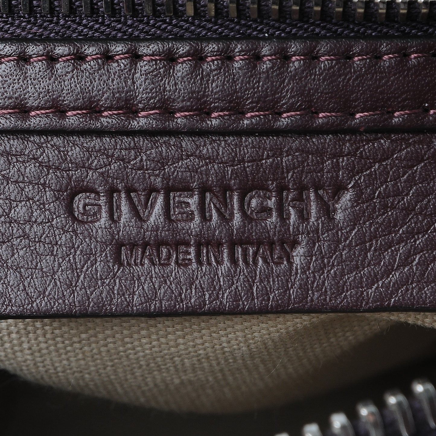 Waxed Calfskin Micro Nightingale Oxblood