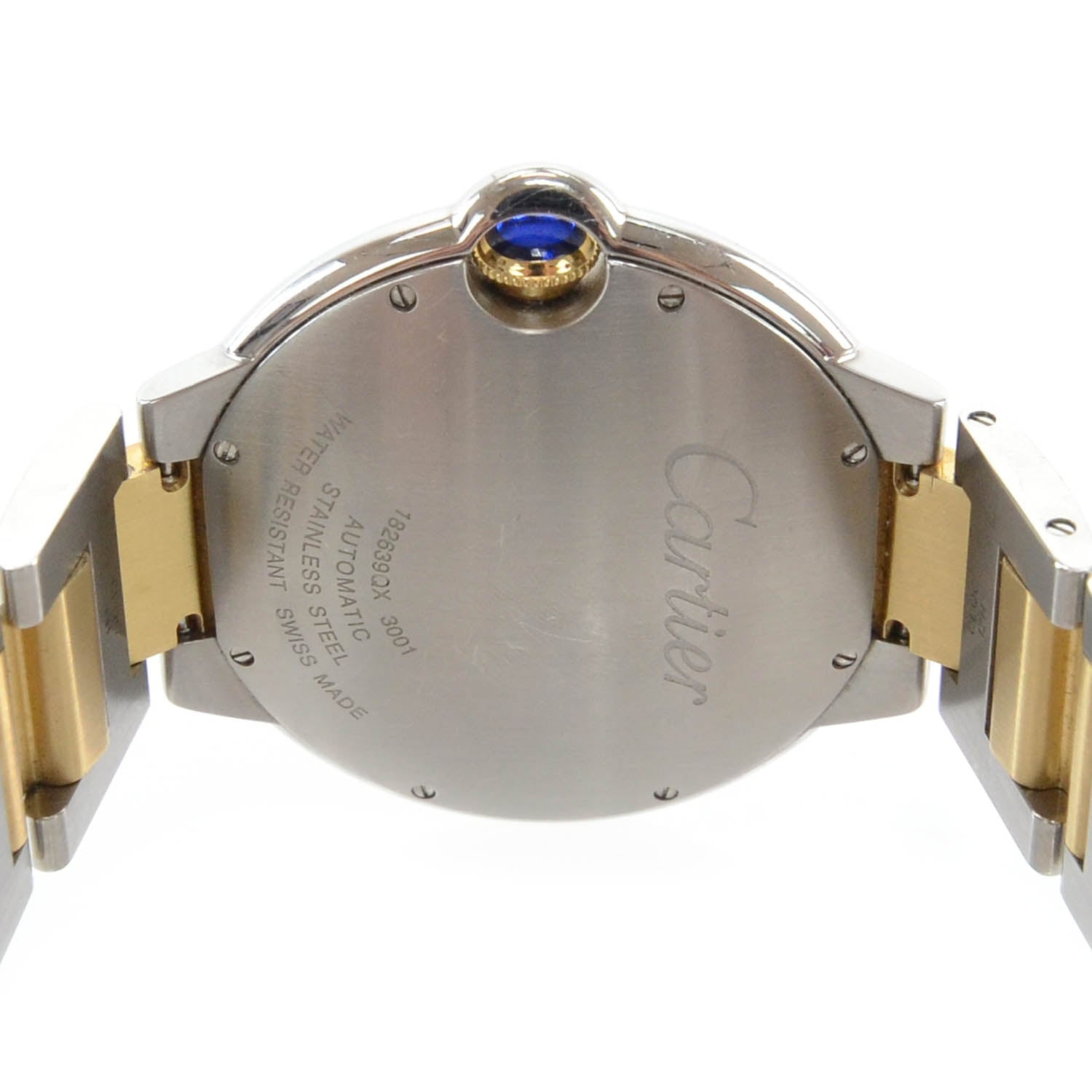 Cartier Stainless Steel 18K Yellow Gold 42mm Ballon Bleu De Automatic Watch 6 of 10