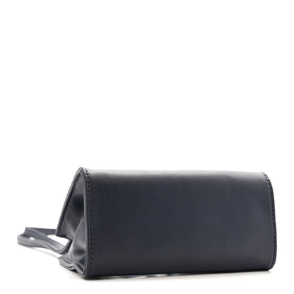 Telfar Vegan Leather Small Shopping Bag Navy 4 of 12