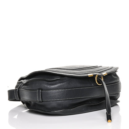 Chloe Calfskin Medium Marcie Round Crossbody Bag Black 4 of 6