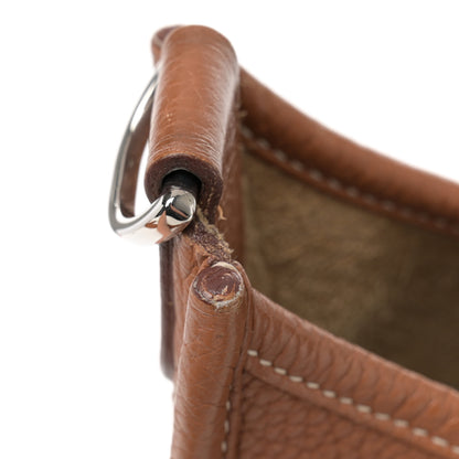 Hermes Taurillon Clemence Evelyne III PM Gold 12 of 14
