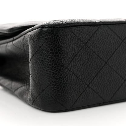Chanel Caviar Quilted Medium Double Flap Black 9 of 13