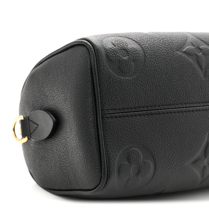 Louis Vuitton Empreinte Monogram Giant Speedy Bandouliere 20 Black 14 of 17