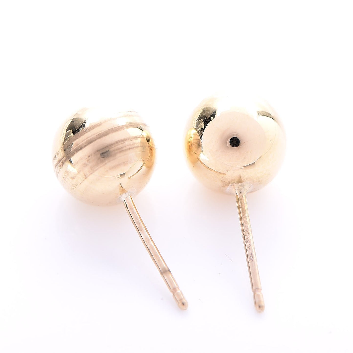 18K Yellow Gold 8mm HardWear Ball Earrings