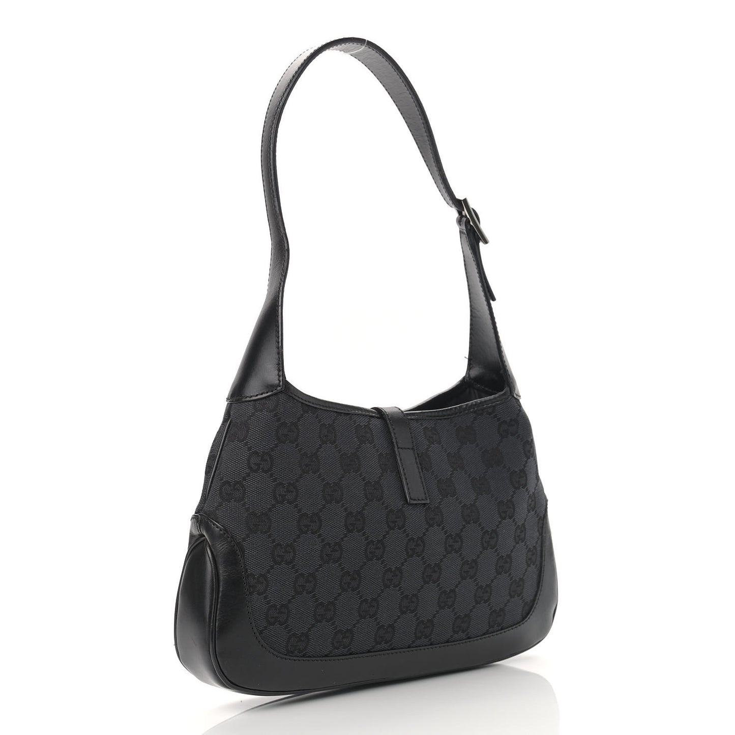 Monogram Small Jackie O Hobo Black