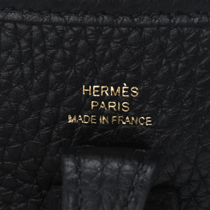 Hermes Taurillon Clemence Evelyne TPM Black 5 of 8