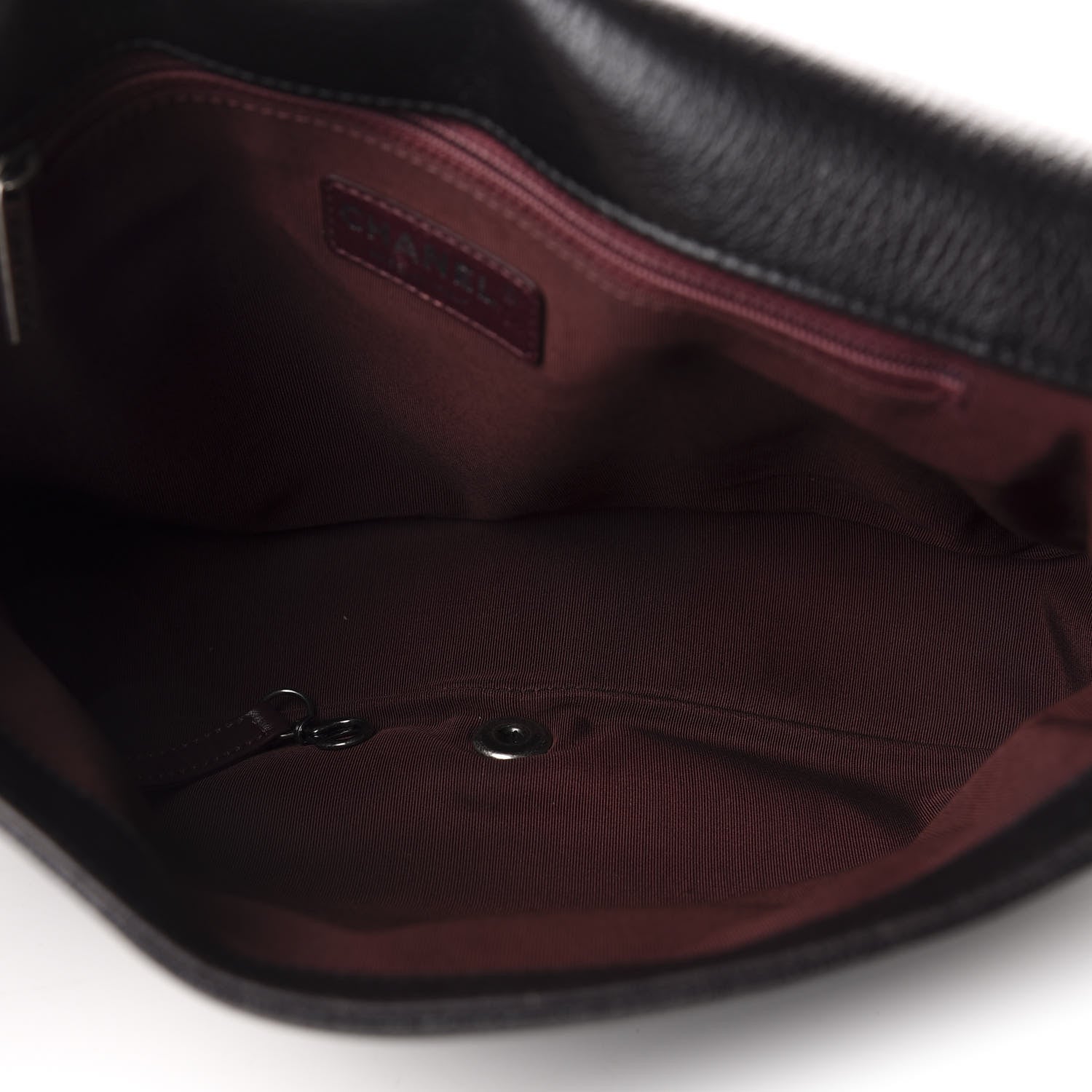 Chanel Goatskin Ombre Faded Quilted Large Boy Flap Grey 5 of 12
