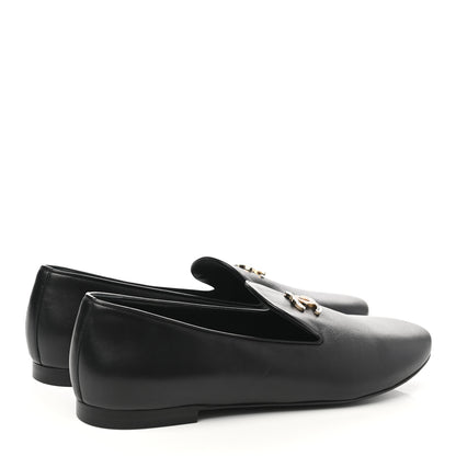 Chanel Lambskin CC Mocassin Loafers 41 Black 4 of 9