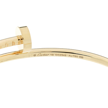 Cartier 18K Yellow Gold Small Juste Un Clou Bracelet 16 5 of 6