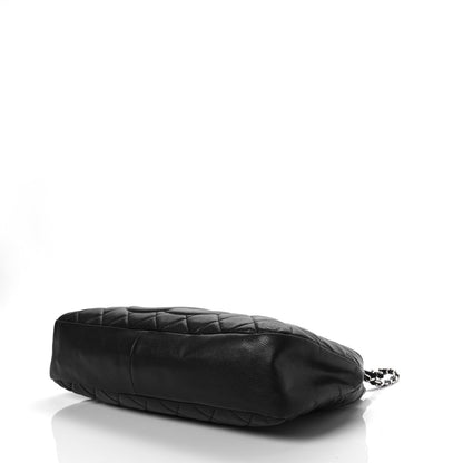 Chanel Caviar Quilted CC Timeless Soft Tote Black 8 of 9