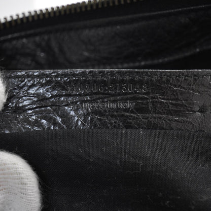 Balenciaga Chevre Weekender Black 8 of 11