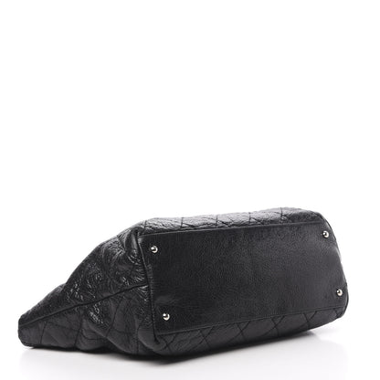 Chanel Glazed Calfskin Large On The Road Tote Black 3 of 17