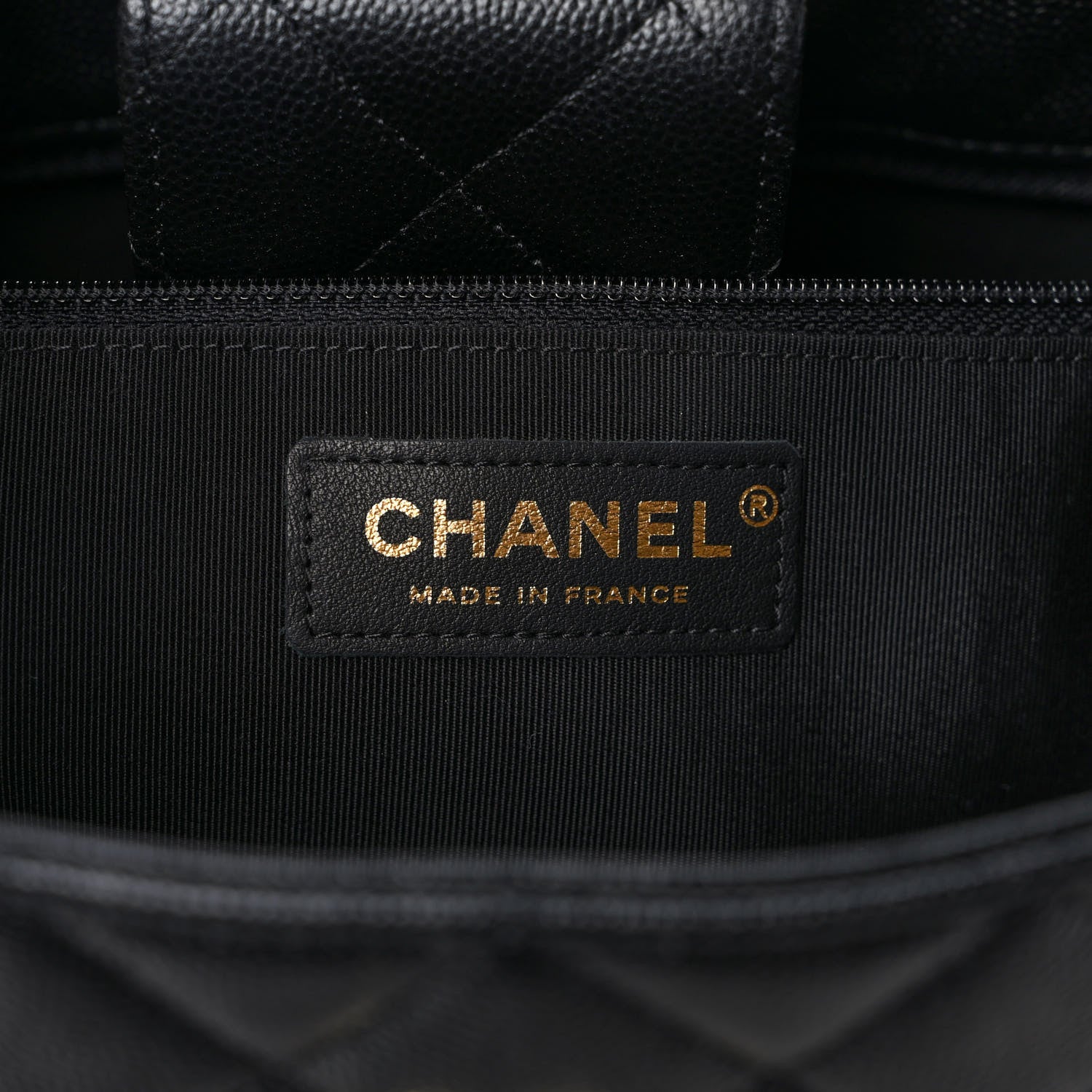 Chanel Caviar Quilted Large Shopping Tote Black 6 of 8